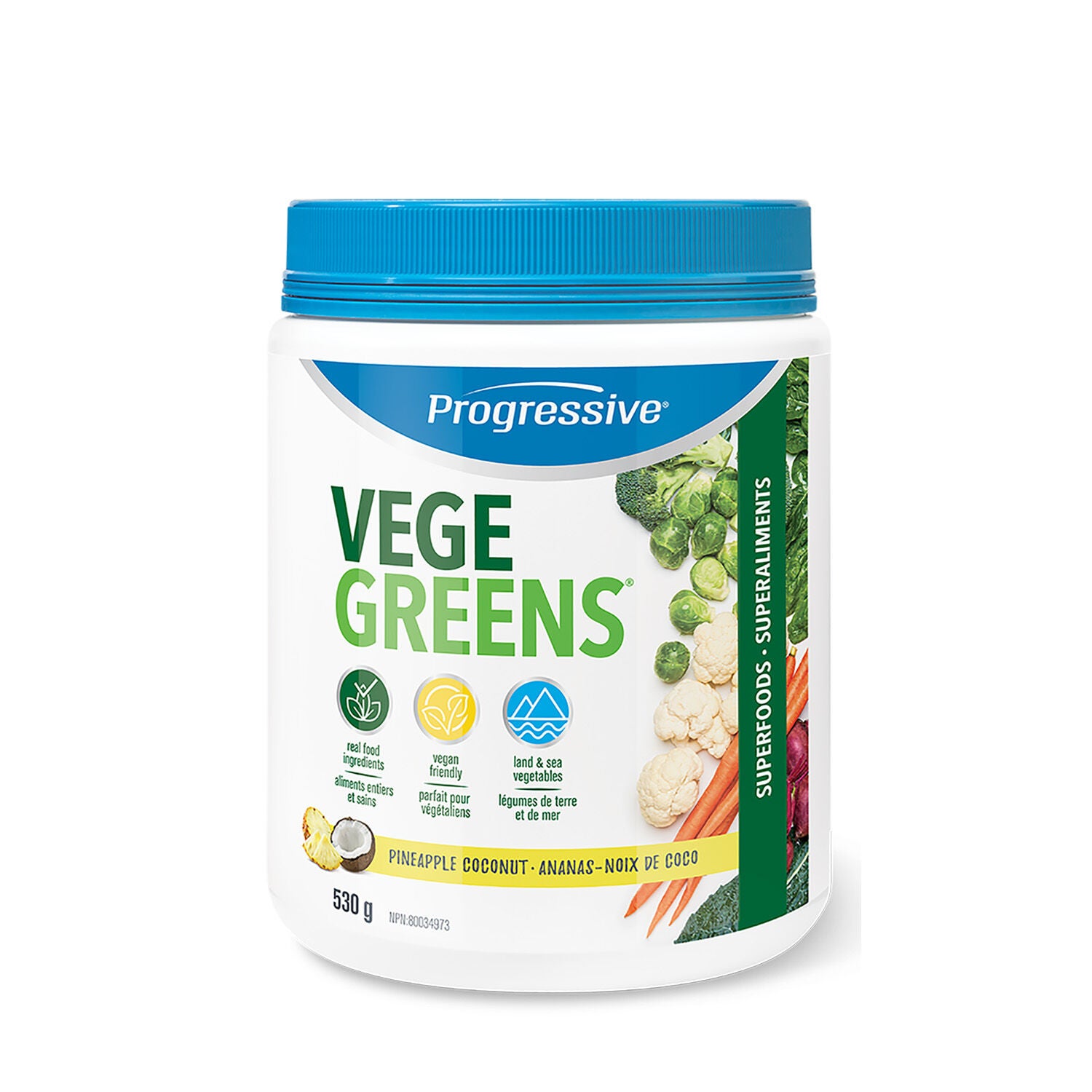 Vege Greens&reg; &ndash; Ananas et noix de coco  | GNC